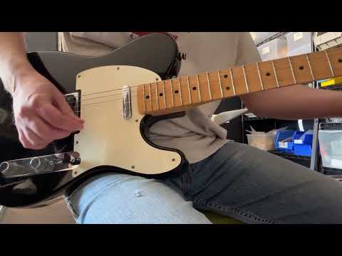 Fender Standard Telecaster with Maple Fretboard 1983 - 1984 - Black image 19