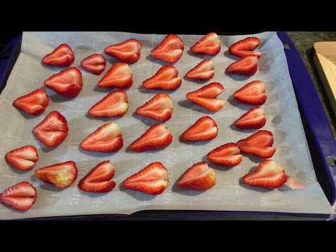 Strawberry Sorbet without ice cream maker