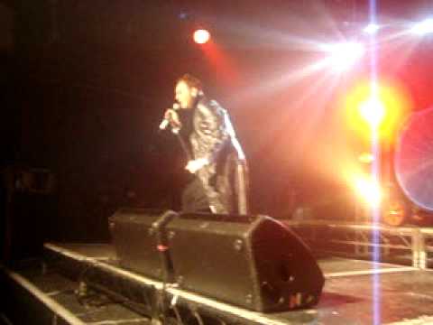 Storm Lee singing We Built This City at G.A.Y on the 22nd october 2010