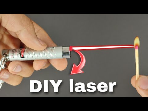 how to make burning laser with DVD at home / hacked