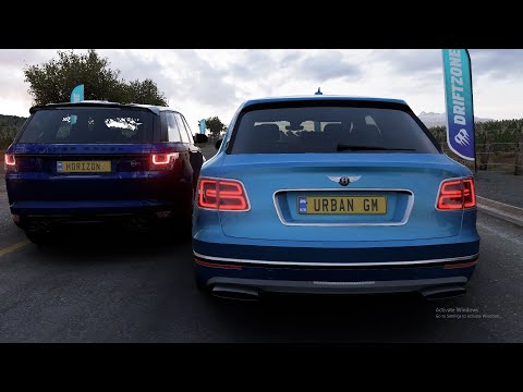 2016 Bentley Bentayga VS Land Rover Range Rover Sport SVR - Head To Head - Forza Horizon 5 Gameplay