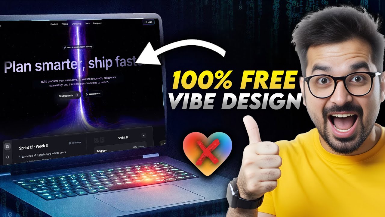 STOP Paying for expensive AI design tools to create landing page design and UI Design for 100% FREE