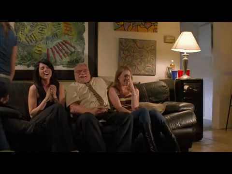 Talk Nerdy To Me's Jen Friel in a commercial with Office Space's Richard Riehle