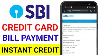 How to Pay SBI Credit Card Bill Online | Instant Credit Card Payment