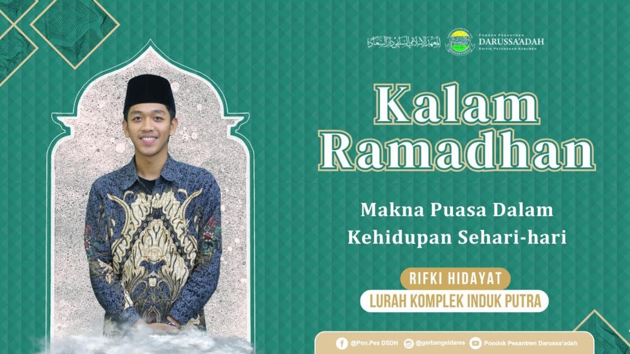 MAKNA PUASA DALAM KEHIDUPAN SEHARI-HARI