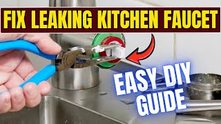 How To Fix a Leaking Kitchen Sink Faucet Fast (Easy DIY Guide)