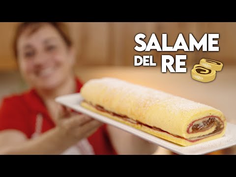 SALAME DEL RE (Rotolo di Zuppa Inglese) Ricetta Facile - Fatto in Casa da Benedetta