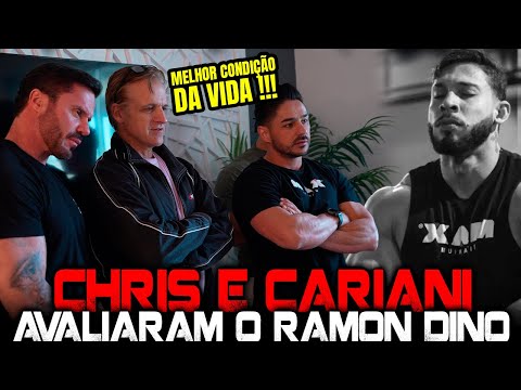 REAÇÃO DO CHRIS ACETO AO AVALIAR RAMON DINO - 2 DIAS PARA O MR. OLYMPIA 2023