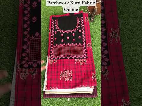Cotton patchwork designer kurtis