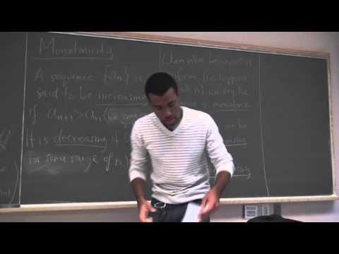 Math 203 Lecture 31 - Sequences conclusion the beginining of series - divergence and geoemtric