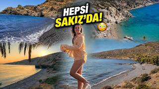 Çeşme’nin Karşısında Böyle Plajlar Var! 😳 | Sakız Adası