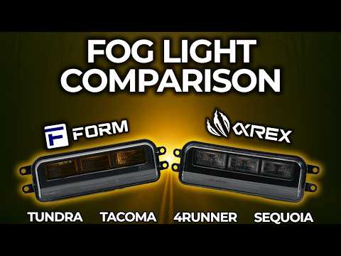 Alpharex vs Form Fog Lights | Which Ones Are Best for Your Toyota?