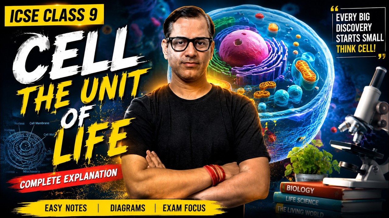Cell the unit of life ICSE Class 9 | Cell Class 9 ICSE | @sirtarunrupani
