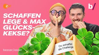 Glückskekse Challenge: Sebastian verzweifelt an Max, Flo und am Kekse backen