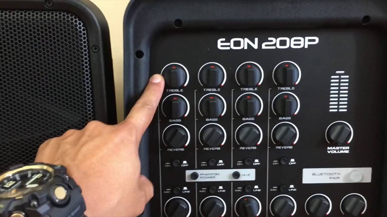 video Loa karaoke di động JBL EON 208P chính hãng 0