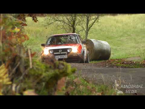 Marcin Strocen/Dawid Kwidzinski, Volkswagen Golf II - 1. Rajd Wilka - 19-20.10.2019