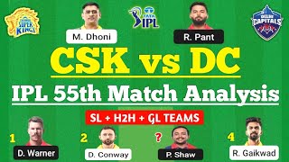 CSK vs DC Dream11 Team | CSK vs DC Dream11 Prediction | IPL 2022 Match | CSK vs DC Dream11 Today