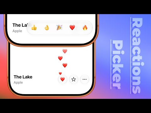 Apple Music Reactions Emoji Picker | Particle Effects | SwiftUI | iOS 27 thumbnail
