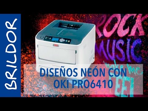 OKI Pro6410 láser neon en A4
