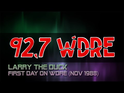 WDRE Long Island Radio: Larry the Duck's First Day Back (November 1988)