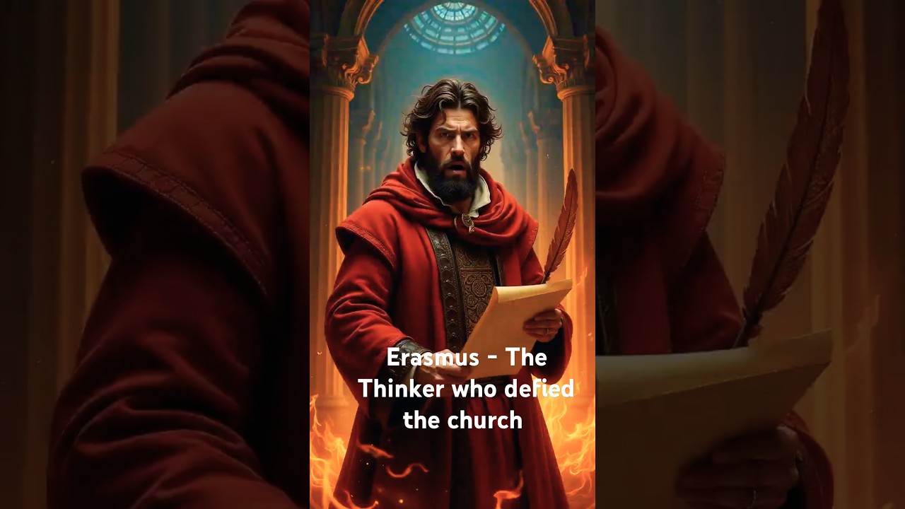 Erasmus – The Thinker Who Defied Both the Church & the Reformers!  #history