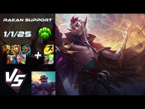 SUPPORT Rakan vs Braum - EU Challenger Patch 14.23