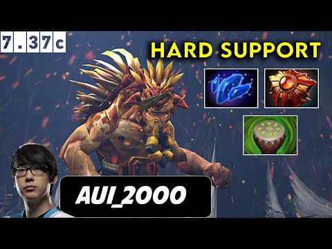 Aui_2000 Bristleback Hard Support - Dota 2 Patch 7.37c Pro Pub Gameplay