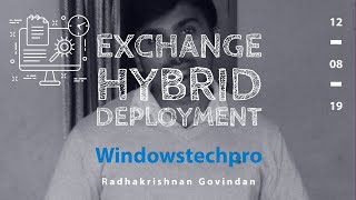 Exchange Hybrid Deployment Using Hybrid Configuration Wizard