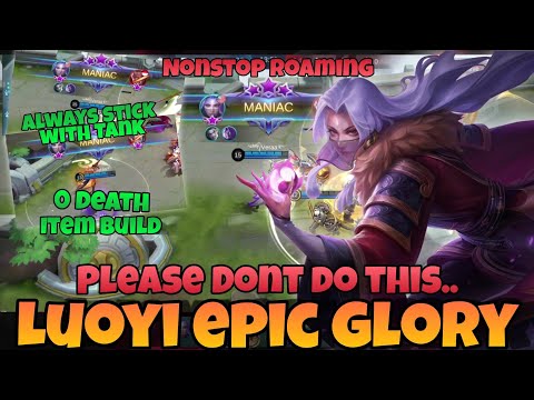 Luo Yi Insane Burst Damage Enemy Auto Disappeared | Mobile Legends