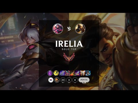 Irelia Top vs Akshan - KR Grandmaster Patch 12.9