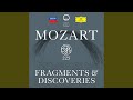 Mozart: Konzertstück in G Major (Nannerl Notebook No.51)