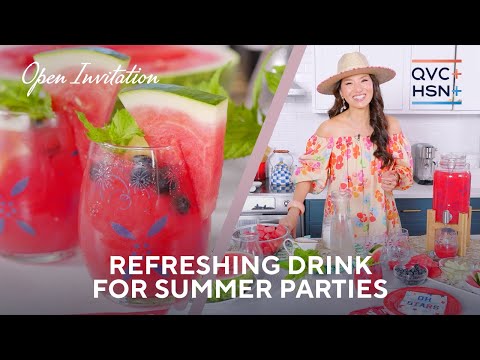 Easy Watermelon Agua Fresca Recipe for Parties 🍉 | Open Invitation | QVC+ HSN+