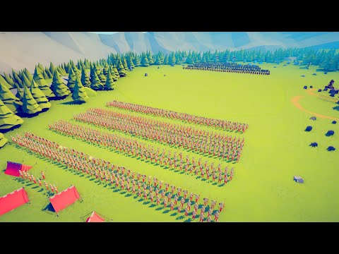 CAN 800x PERSIAN ARMY CAPTURE KNIGHTS VILLAGE? - Totally Accurate Battle Simulator TABS