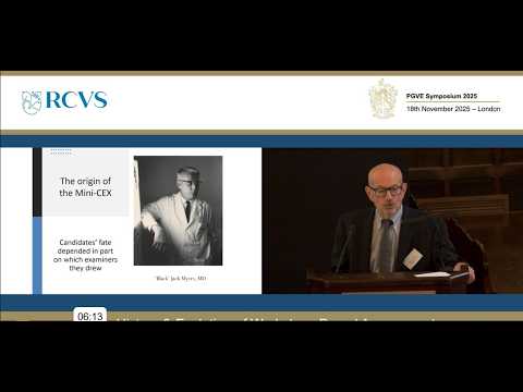 PGVE Symposium 2025 | Medical education insights | Professor John Norcini