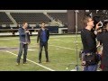 Behind the Scenes with Blake Shelton and Luke Bryan.