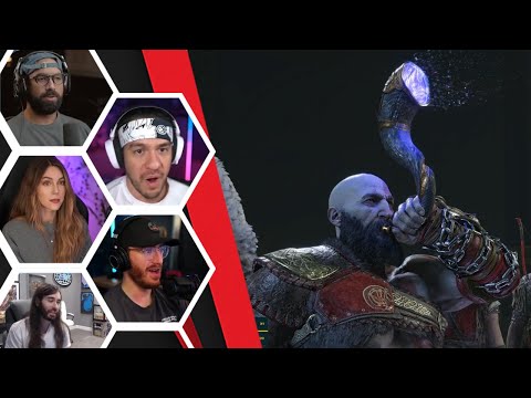 Lets Player's Reaction To Kratos Blowing Gjallarhorn - God Of War:Ragnarök