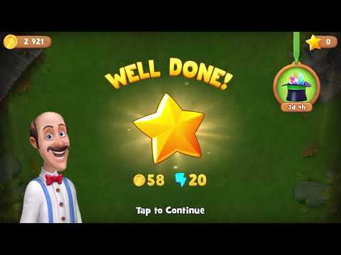 Gardenscapes Level 2426 With No Boosters - Swamp Adventure: Find a Stick