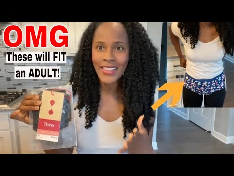 UNBOXING THINX Period & Bladder Leaks Underwear| Can An Adult Wear (BTWN) TRY-ON & Review