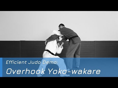 Overhook Yoko-wakare - Demo — judo technique demonstration