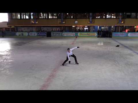 Noé Amari, 3er beim Ice Freestyle Contest in Herrischried