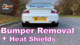 Rear Bumper Cover and Heat Shield Removal | How to guide DIY | Porsche 996 986 987 997 911 GT3
