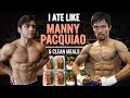 I Ate Like Manny Pacquiao For A Day *secret reveal*