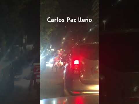 Centro de Villa Carlos Paz lleno