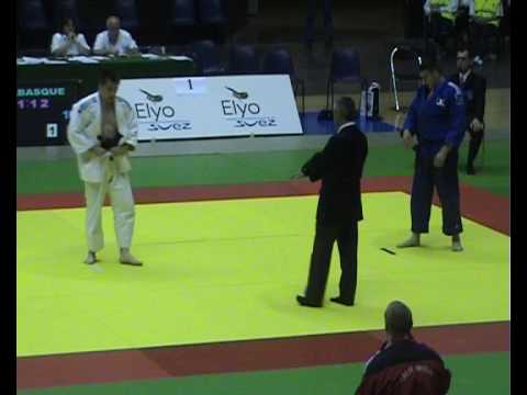 habasque fra vs Vince Skillcorn (white) gbr 81kg jnr lyon 06
