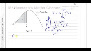 Download Lagu 6666/01, Edexcel, C4, (GCE) ,June 2018, Q8 Integration by Parts, Volumes of Revolution Thumbnail