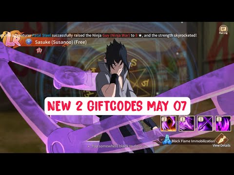 Nindo Fire Will & 2 New Giftcodes - Naruto RPG Free VIP13 & Free All LR UR