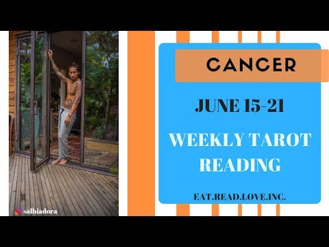 CANCER - "DON'T CRY, FINALLY THE PERSON YOU DESERVE!" JUNE 15-21 WEEKLY TAROT READING