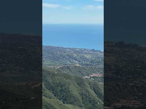 Panoramic views from Arlington Peak, Santa Barbara, CA