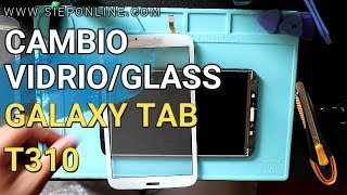 Glass/Digitizer replacement Samsung Galaxy TAB 3 T310/T311/T315 |SIEPONLINE|