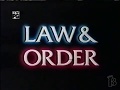 Law Order Intro Rare 1990 Everybody S Favorite Bagman
